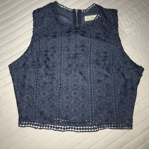 Lace crop top
